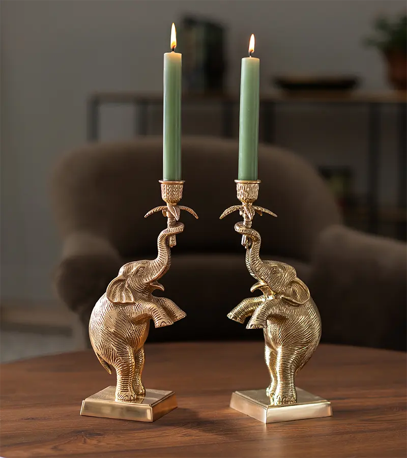 Kerzenleuchter  - Standing Elephant